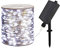 ZELUXDOT guirlande solaire LED blanche froide de 60m pour extérieur, étanche, avec 600 LED, idéale pour patio, jardin, arbres, mariage, Noël.