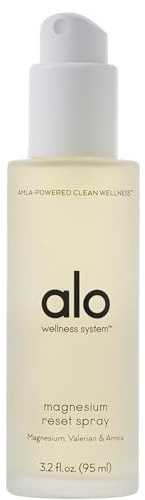 Alo Magnesium Oil Spray | For Sleep, Stress & Anxiety Relief | Fast-Absorbing Magnesium with Valerian Root, Arnica & Essential Oils | Non-Sticky Body & Pillow Mist | 3.2 oz