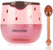 TITIMORE Strawberry Lip Balm Honey Pot Erdbeere Lippenmaske Bee Balm Honig Lippenpflege Feuchtigkeitsspendende Tag & Nacht Lippenpflege Bienen Lippenbalsam Honig Lippenmaske Lip Moisturizer