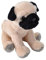 Wild Republic Pocketkins Eco Mops, Plüschtier, 12 cm, Plüschspielzeug, Hergestellt aus recycelten Materialien, Umweltfreundlich