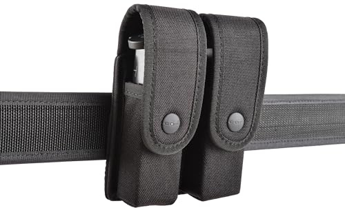 COP® 9439D geschlossene Doppelmagazintasche, Cordura® / schwarz, Glock 17+2/19+2, H&K USP Expert (18 Patronen bei Kaliber 9mm)