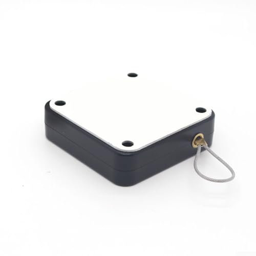 Ferme-porte automatique résistant aux intempéries et anti-perforation, convient pour portes moustiquaires, dispositif de fermeture de tension 800 g (blanc)