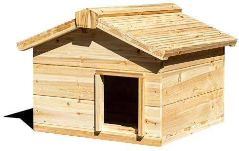 BalterFF Cat Houses for Outdoor Cats Wooden Weatherproof Shelter Winter Stray Cat Houses