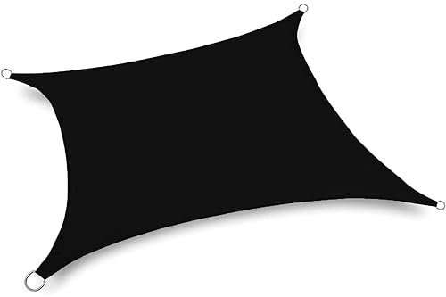 Durable UV Block Triangle Sun Shade Sail Canopy 2x3m for Patio Garden Lawn Carport Outdoor Shade Cloth Awning