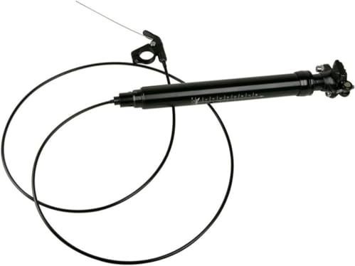 YIJIEHH Reggisella, reggisella per bicicletta, con cavo di sollevamento, telescopico, 31,6 mm, corsa regolabile da 100 a 170 mm