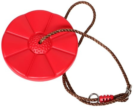 QUMIIRITY 1 Set 'pour Les Sports De Balançoire D'Intérieur Et D'Extérieur pour Balançoires pour L'Extérieur Balançoire d'arbre Balançoires pour Extérieur en Fer Rouge