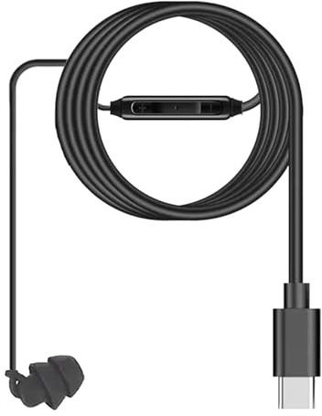 Einseitiger Kopfhörer, linker und rechter In-Ear-Mono-Ohrhörer mit Mikrofon, Musikhören und Telefonieren, Silikon-Ohrstöpsel-Design für Tablet, Laptop