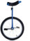 Gvqng Einrad, Outdoor-Einrad Mit Hervorragendem Stahlrahmen, Auslaufsicherer Reifen, HöHenverstellbar, Gebogener Pu-Sitz, Outdoor-Sport FüR FitnessgeräT FüR Erwachsene,Blau,20inch