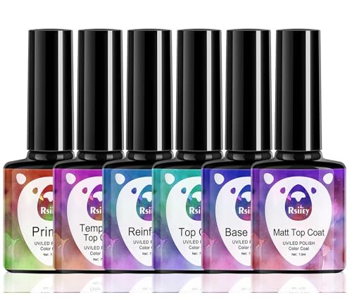 GZSYY Top Coat Gel UV Peel Off Base Coat Primer für Gelnägel UV Nagellack Matt Top Coat Tempered Reinforce Gel