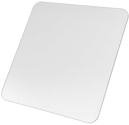 LOPUNER Alfombrilla de Ratón Transparente Escritorio Mouse Pad Antideslizante Base de Cristal Resistente Gaming Oficina