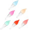 SAFIGLE 6Pièces Tubes à Créatifs Glace de Tubes Vides pour Gloss Aléatoires pour Voyage et