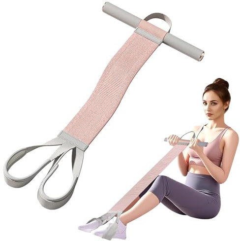DSXVJHD Resistance Band with Handles, 120LB Elastic Fitness Resistance Band for Women, Resistance Working Out Yoga Exercise Bands, Sit Up Training Workout Equipment at Home, Gym