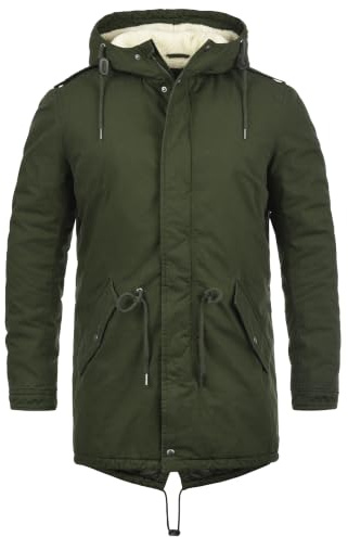 !Solid SDDarnell Herren Winterparka Parka Winterjacke mit Teddy-Futter