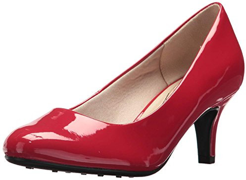 LifeStride Décolleté Parigi Donna, Rosso Fuoco Vernice, 40.5 EU