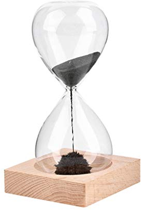 Serria_Produits ménagers - Magnetic Sand Timer - Décoration - Sablier Magnétique - 15 × 8cm - Clair
