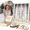 Wedding GuestBook Alternative Pen Sign Drop Top Wooden Frame for Baby Shower Birthday Party Decoration 120 Hearts