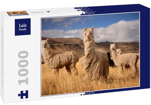 Lais Puzzle Lamas (Alpaka) in den Anden, Peru 1000 Teile