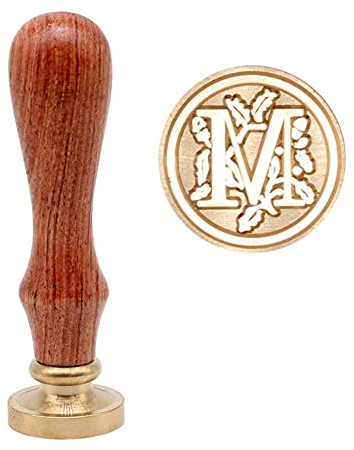 KKDIY Klassische DIY Brief Wachs Siegelstempel Metall dekorieren Geburtstagskarte Siegel Wachsstempel Handwerk Handwerkseinladungen-M