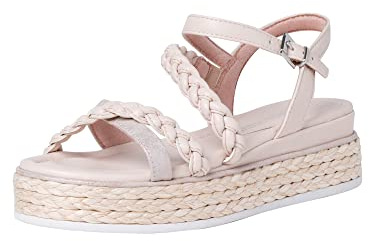 Marco Tozzi Damen 2-2-28745-28 Sandalette, Wedge Sandal, POWDER COMB,