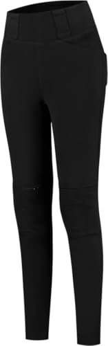 Rusty Stitches Claudia V2 Damen Motorrad Textilhose, schwarz, 36