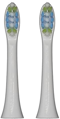 DENTACARE PEARLMASTER Original Optimal Clean Zahnbürstenaufsätze, 2er-Pack, WEISS