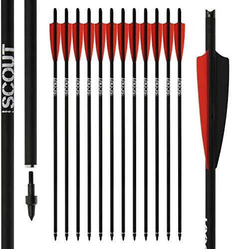 [Vorteilspack] Armbrustbolzen | X-Bow FMA Scout - 16-22 Zoll - Hybridbolzen (16 Zoll)