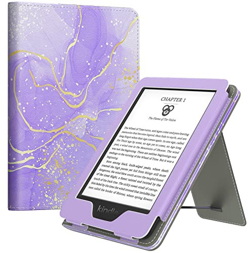 MoKo Étui pour Kindle 6 (11e gén, 2024/2022), Lavande Dorée