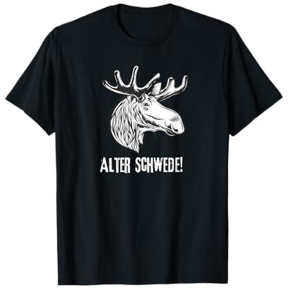 Funshirt Alter Schwede Elch Design T-Shirt