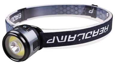 Linterna frontal LED recargable con clip para gorras, linterna de cabeza LED súper brillante con imán y gancho linterna de camping para camping, luz LED portátil con 7 modos de iluminación