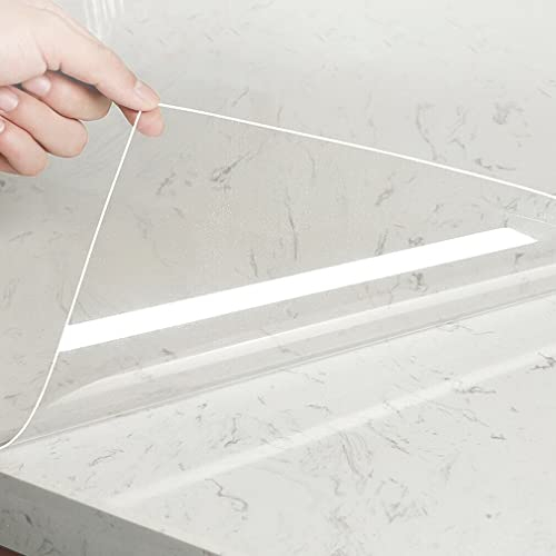 Rollo de plástico transparente para cubrir libros, vinilo transparente, autoadhesivo, 60 cm x 3 m, papel pintado para muebles, papel de respaldo impermeable para libros, puertas de cocina,