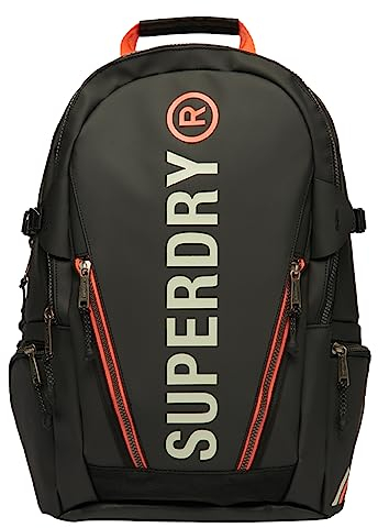 Superdry Tarp Rucksack für Damen, Schwarz/Pelikan, Talla única, Casual