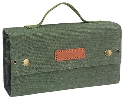 ACEXIER Outdoor Camping Tragbare Picknick Grill Gewürz Flasche Aufbewahrungstasche (Green)