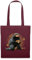 Spreadshirt Phantastische Tierwesen Niffler mit Gold Stoffbeutel, One size, Burgunderrot