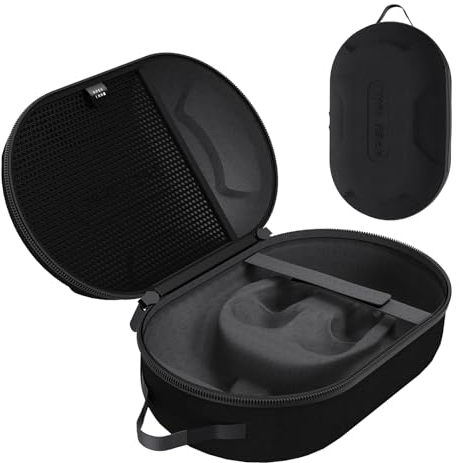 APEXINNO Hard Carrying Case for Meta Quest 3/ Oculus Quest 2/ Vision Pro Accessories, Large Case for Quest 3 Original Elite Strap, VR Headset and Controllers, Handheld Travel Case