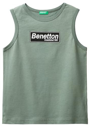 United Colors of Benetton Jungen Tanktop 3i1xch01g Unterhemd, grün, 130 cm