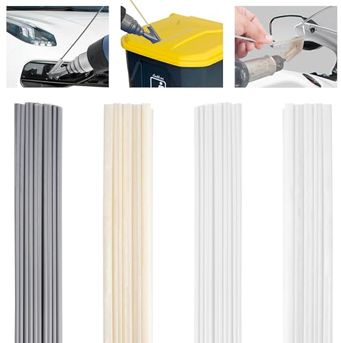Kunststoff Schweißstäbe Kunststoff Schweißen 40 Stück ABS/PVC/PE/PP Schweißdrähte Kunststoff Schweißdraht für Kunststoff Schweißreparatur