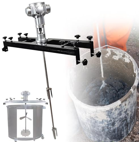 GBHJJ Pneumatische Rührwerk-IBC-Halterung für IBC-Tank, elektrische Tankmischermaschine 1/2 PS, Rührkapazität: 1000 l, für Farbbeschichtungsmaterialien, flüssiger Tintenlöser
