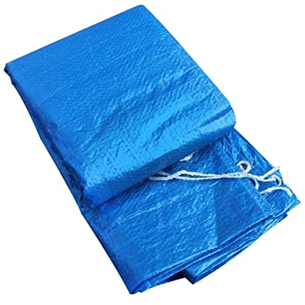 Runde Pool Abdeckplane für Aufblasbare Pools und Rahmenpools Blau