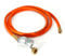 Generisch Propane Gas Pressure Regulator (50 mbar) with Level Indicator and Hose – Hose Length 2.0 m
