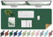 Large Dual-Sided Cork Leather Desk Pad - Mouse & Keyboard Mat, Easy Clean Computer Mat, Non-Slip Protector, Ideal for Office & Laptop (Dark Green, 120x60CM)