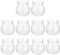 VANZACK Hyacinth Vase, 10pcs Small Clear Vase Hyacinth Bulb Vase Decorative Bud Flower Vase for Home Decor Living Room Wedding Table Decorations Centerpieces
