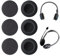 6 Stück Kopfhörer Ohrpolster,Schaumstoff Polster Ersatz Earpads Kopfhorer Ohrkissen Ohrpolster 55mm Kopfhörer Schutzüberzug Headset Ohrpolster für Sennheiser Mm450, Px90,Rambler H690,Leibo 1000