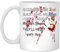 kisoyo Keramik-Kaffeetasse mit Aufschrift Blood Stains are Red Black Lights are Blue I Watch Enough Murder Shows, 325 ml
