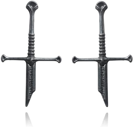 2PC LOTR Narsil Broken Sword pins - The Lord of the Rings - Good Luck Sword Pins for Women Men Friends
