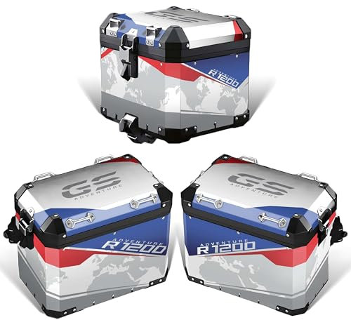 Adesivi Protettivi Valigie Laterali e Bauletto per Moto BMW R 1200 GS ALU 2° Modello ADV Adventure R 1250