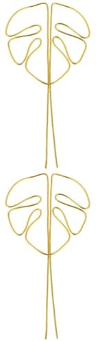 Kisangel 2St Monstera-Stand Kletterpflanzenstütze Blumenklettergerüst Pflanzenkletterkonstruktion Blumenstützrahmen Klettergerüste für Orchideen Klettergerüst für Pflanzen Legierung Golden