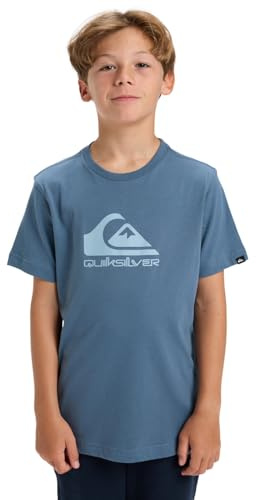 Quiksilver Kurzarm T-Shirt EV COMP Logo SS Kids Boy's Blue 14, China Blue, 14 Jahre