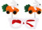 Osterhase verkleiden sich Brille Hase Osterparty Brille Küken Hase Brille WVt364 (Orange, One Size)