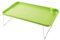 Cama con mesa para ordenador portátil, perezoso, mesa pequeña para dormitorio de estudiantes, mesa plegable, cajonera pequeña, organizador de fregadero, acero inoxidable (verde, A)