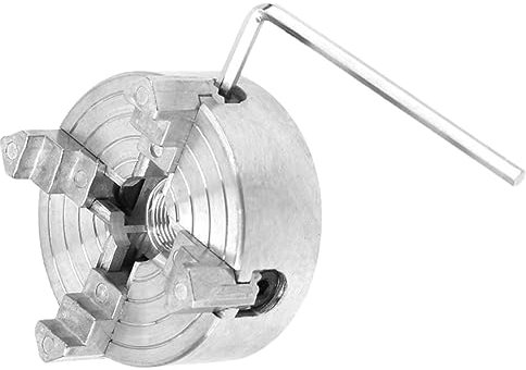 NULYLU Metall Drehbank Hand Chuck Multifunktionales Backen Spannfutter Für Projekte Selbstzentrierend Hochpräzise Und Kompakt Für Maschinenbau Und Holzverarbeitung